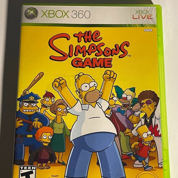 The Simpsons Game Xbox 360 Complete in Box - Picture 1 of 2